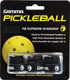 Black Gamma Supreme Pickleball Paddle Overgrip - PickleballExperts.com