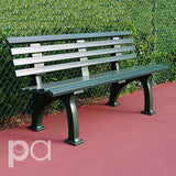 Green Courtside Pickleball Bench - 5ft
